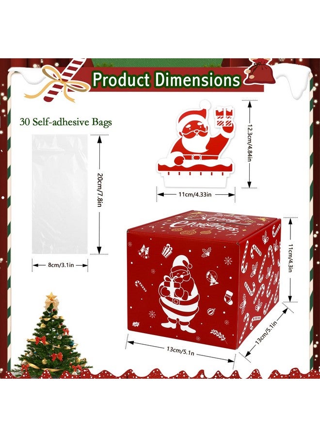 Konsait Christmas Money Holder For Cash Gift, Diy Santa Snowman Christmas Money Box, Christmas Money Roll Gift Box Christmas Money Holder For Family And Friends, Money Holders - Image 2