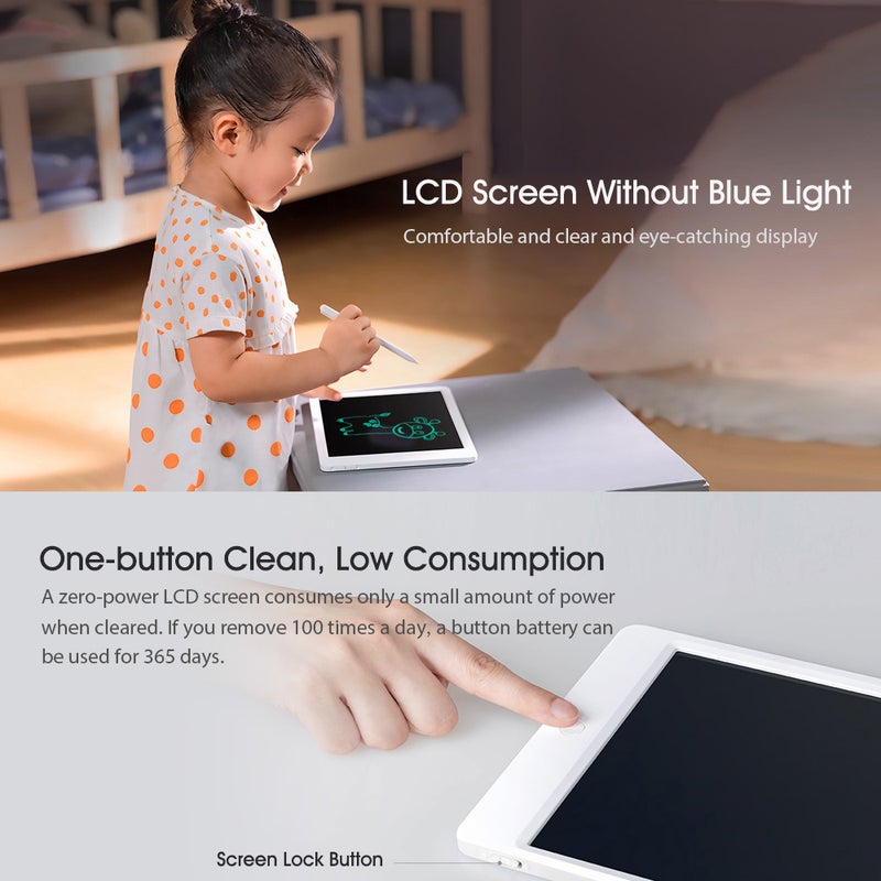 Xiaomi Mijia 10/13.5-inch LCD Blackboard Writing Tablet With Pen Electronic Handwriting Notepad Portable Digital Drawing Board for Business/Children - Image 5