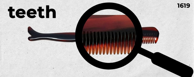 Speert #1619 Handmade Wide Tooth Mustache Comb - Small Tortoise Havana Acetate, Coarse Hair Pocket Sized Grooming Tool, Tangle Free Straightener for Beard Growth and Styling, Wet or Dry Use - Image 4