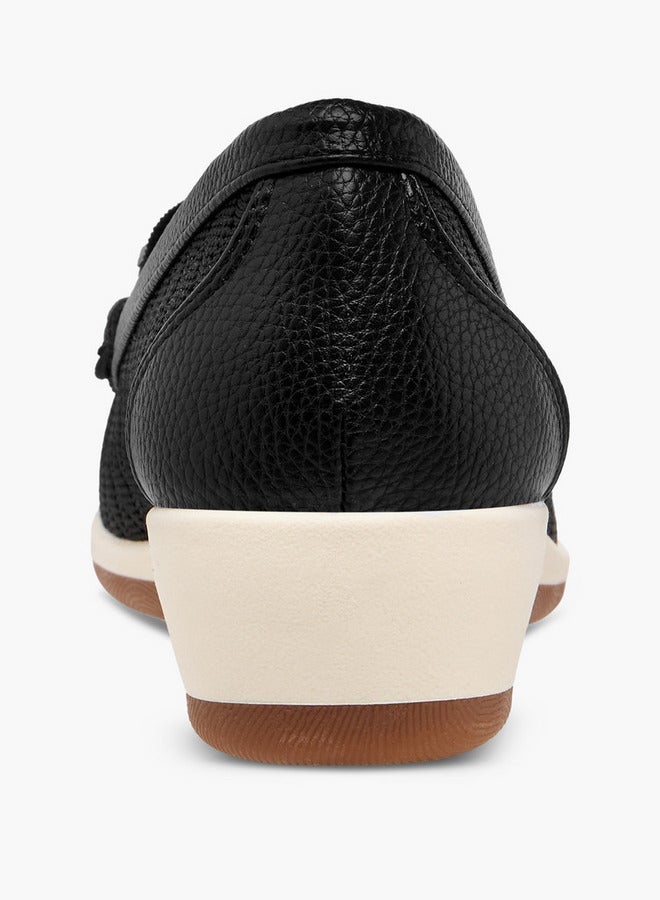 فلورا بيلا من شو إكسبرس حذاء لوفر بكعب إسفين معدني - Image 5