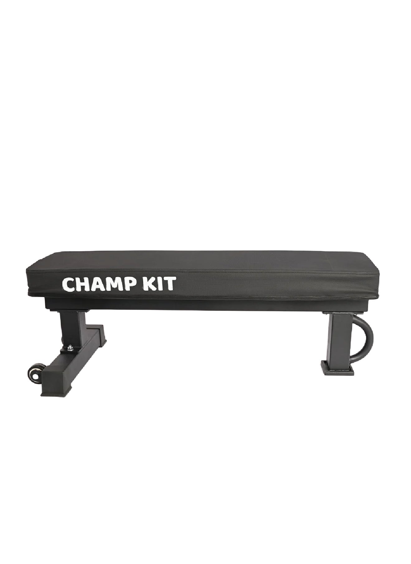 CHAMP KIT FB-5000  Flat Weight Bench Heavy Duty Fitness Bench For Weight Training, Home Gym Bench, Weightlifting and Strength Training - Black Color 