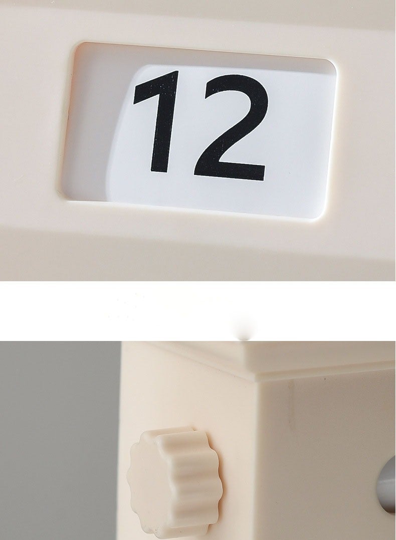 عام تقويم مكتبي إبداعي ذو مظهر عالٍ كلاسيكي، تقويم مكتبي إبداعي خفيف، ديكور فاخر، زخارف مكتبية راقية - Image 3