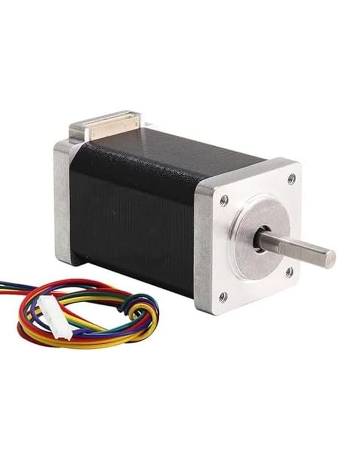 محرك خطوي Nema 14 مقاس 35x35x60 مم، زاوية 1.8 درجة، ثنائي الطور، 4 أسلاك، 1.2 أمبير، لقيادة آلات التحكم الرقمي. - Image 1