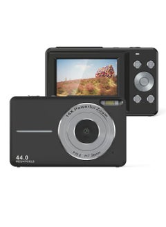 Generic 1080P HD Digital Pocket Camera. 44mp Compact Lightweight Video Camera, Anti Shake Multifunctional Action Camera, Durable Sports Camera For Photography And Videography, (1pc, Black With Auto Focus)  - Image 1