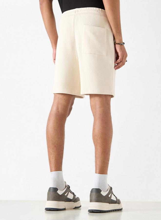 SP Characters SmileyWorld Detail Regular Fit Shorts with Drawstring Closure - Image 3