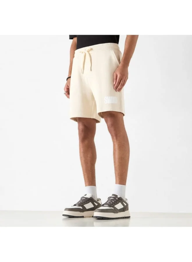 SP Characters SmileyWorld Detail Regular Fit Shorts with Drawstring Closure