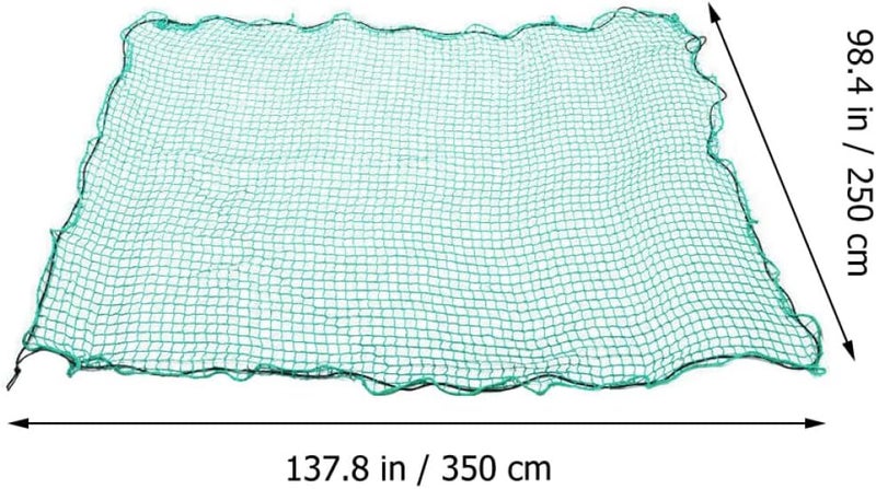 SHERCHPRY Truck Bed Cargo Net with Elastic Bungee Straps and 15 Hooks, 2.5X3.5M Nylon Mesh Cover for Pickup Trucks, Trailers, and Roof Cargo Securing - Image 2