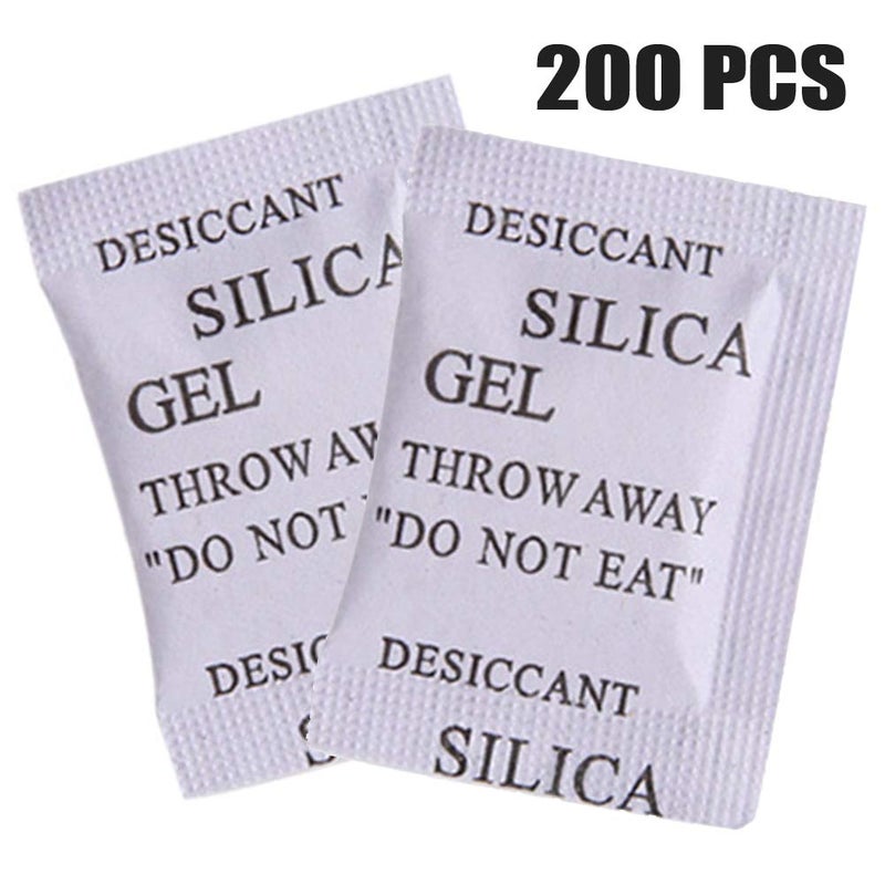 Saycker 200 Pcs Food Grade Security Silica Gel Desiccant Pack Moisture Absorber Dehumidifier Size200 pcs - Image 5