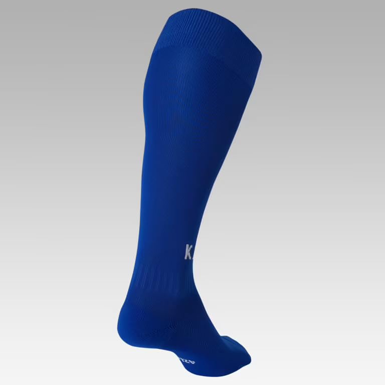 Kipsta Classic Football socks Stockings for Men & Women, Knee Length Stockings, Football Socks, Soccer Sports Running Socks (IN, Alpha, L, BLUE) - Image 2