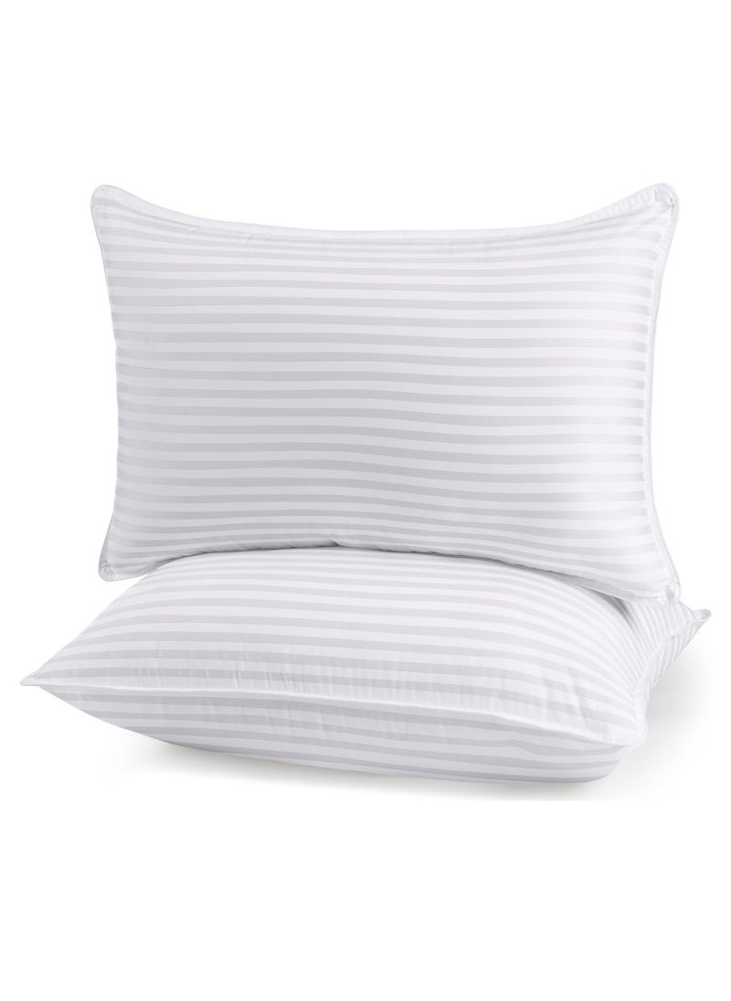 Utopia Utopia Bedding Bed Pillows for Sleeping Queen Size, 1000 Grams Filled Hotel Quality Cooling Pillows for Side, Back or Stomach Sleepers (White, Set of 2)  - Image 1
