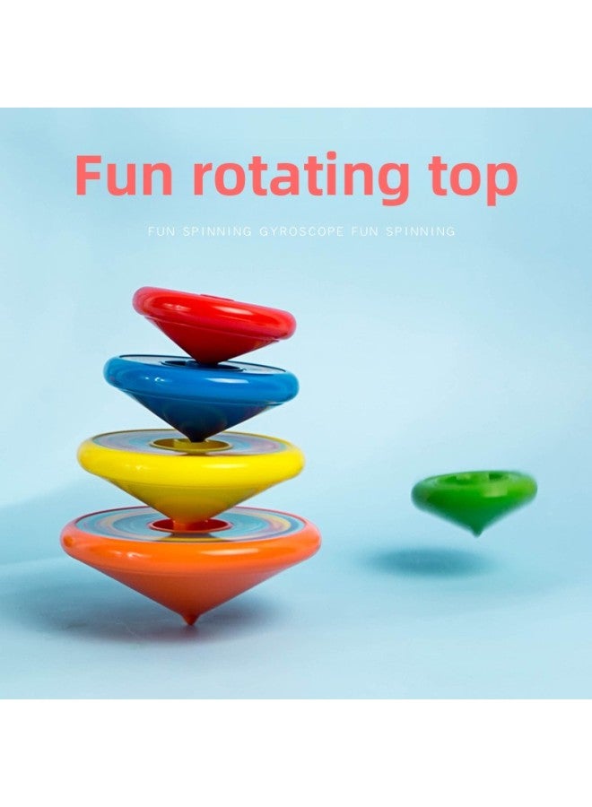 Loquat Rotary Gyroscope Children's Hand-turning Luminous Stacking Stacking Gyroscope Color Flash Gyroscope Battle Disc Toy-Color:Gyro Plate 1 - Image 3