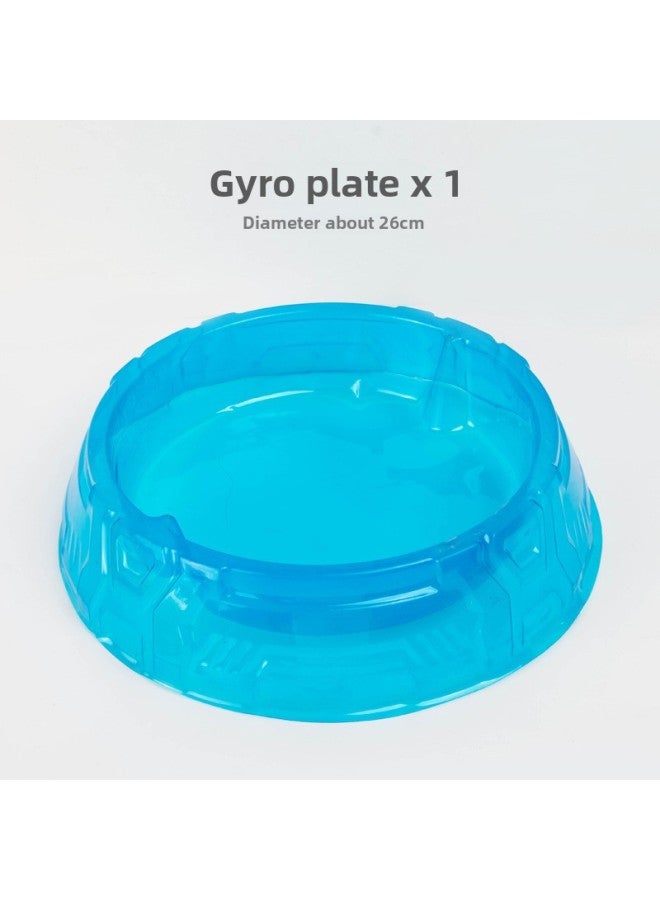Loquat Rotary Gyroscope Children's Hand-turning Luminous Stacking Stacking Gyroscope Color Flash Gyroscope Battle Disc Toy-Color:Gyro Plate 1 - Image 1