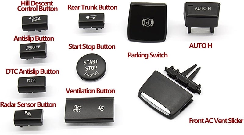 DEMULAX Air Vent Grille Clip for BMW X5 X6 - Image 2