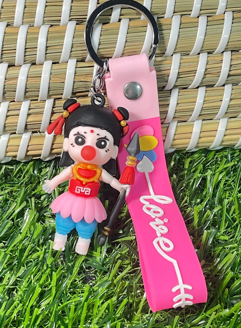 Distinctive cartoon keychain distinctive accessory keychain designed with Disney character with ribbon that fits with car keys wallet and bag wonderful and beautiful gift - Image 4