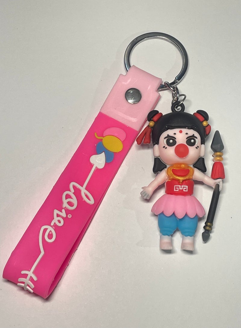 Distinctive cartoon keychain distinctive accessory keychain designed with Disney character with ribbon that fits with car keys wallet and bag wonderful and beautiful gift - Image 2