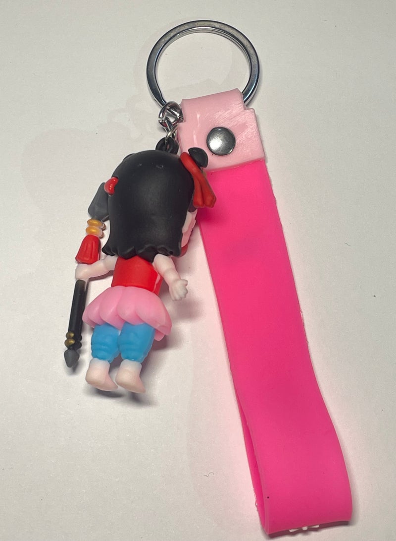 Distinctive cartoon keychain distinctive accessory keychain designed with Disney character with ribbon that fits with car keys wallet and bag wonderful and beautiful gift - Image 3