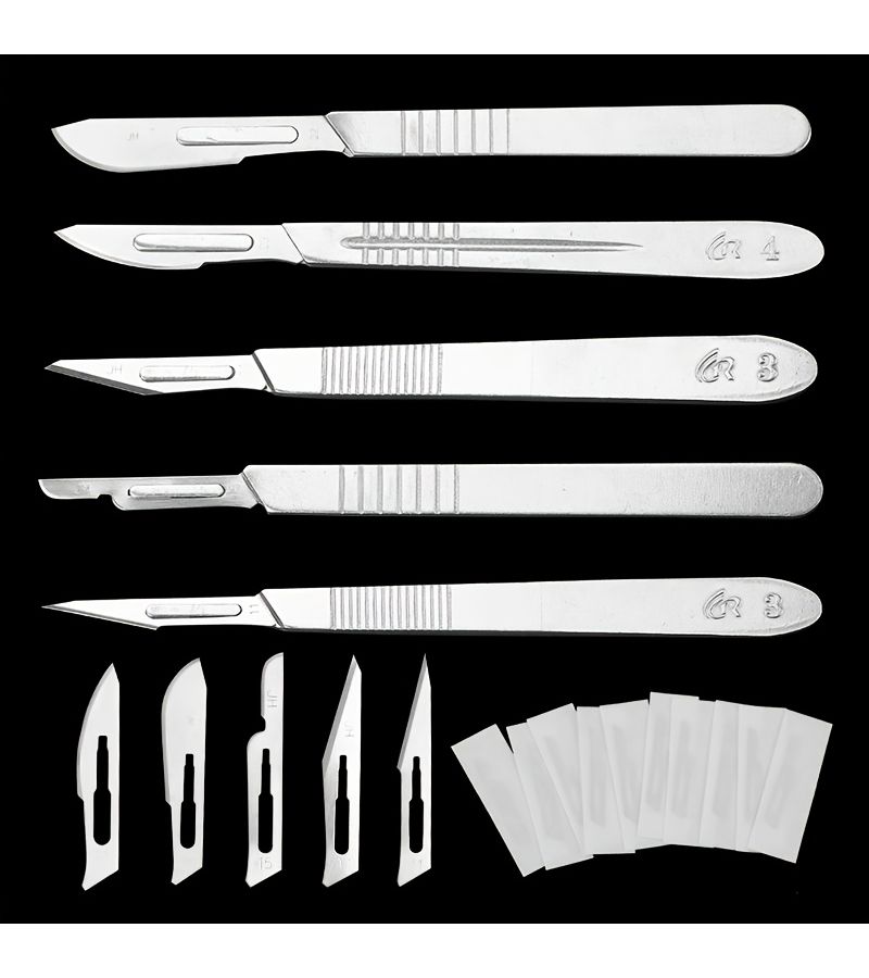 20pcs Carbon Steel Blades NO22 for Art Engraving Grafting Craft DIY Trimming - Image 2