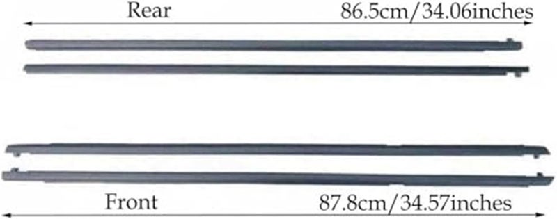 Wivplex 4PCS Car Window Door Seals for Mazda 3 Sedan (2004-2009) - Image 5