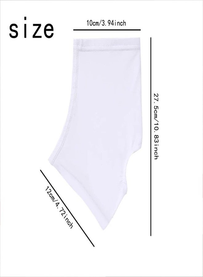 TEQIN Football Spats Cleat Covers, Elastic Football Spats for Cleats, Seamless Cleats Wraps for Football, Baseball, Soccer, Field Hockey White - Image 4
