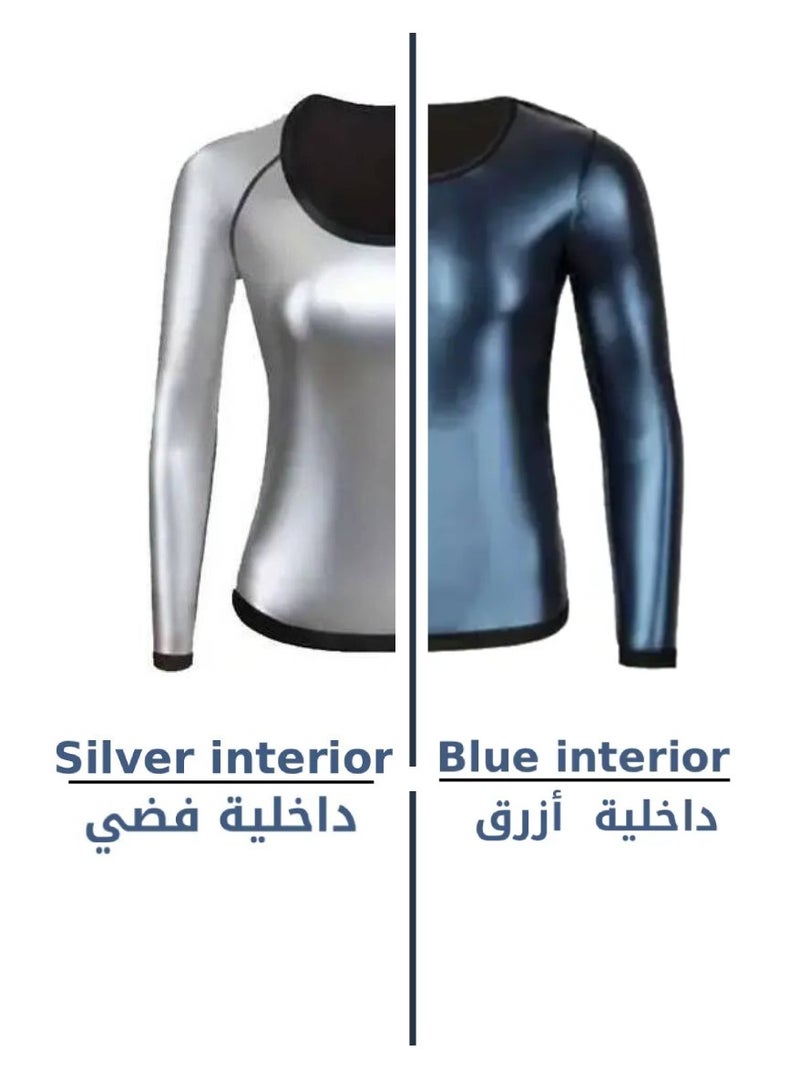 Generic Women’s Sauna Sweat Suit – 2-Piece Set (Jacket + Pants) – Premium Fabric For Enhanced Sweating & Body Shaping - Image 4