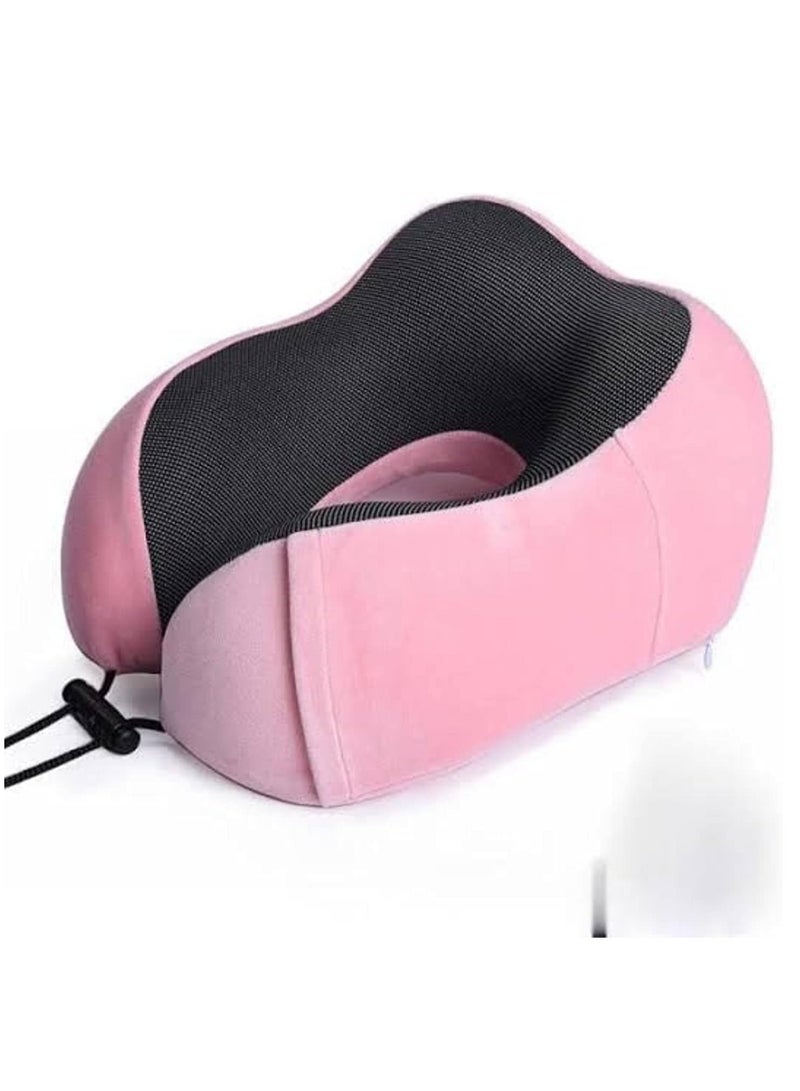 وسادة سفر للرقبة وسادة رقبة من الميموري فوم للسفر  وسادة رقبة للسفر دعم مريح للرقبة والراس للتخييم والنوم متعدده اللاوان - Image 1