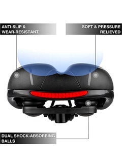 BarkoFix Bicycle Saddle Closed Middle Model Waterproof Bicycle Seat Reflective Soft Saddle  - Image 4