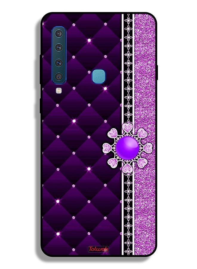Tolwak Samsung Galaxy A9 (2018) Protective Case Cover Glitter Hearts - Image 1