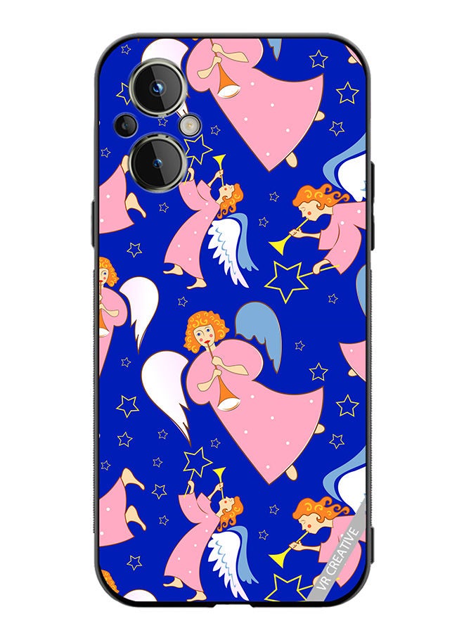 VR CREATIVE Protective Case Cover For OnePlus Nord N20 5G Christmas Angels With Flutes Design Multicolour - Image 1