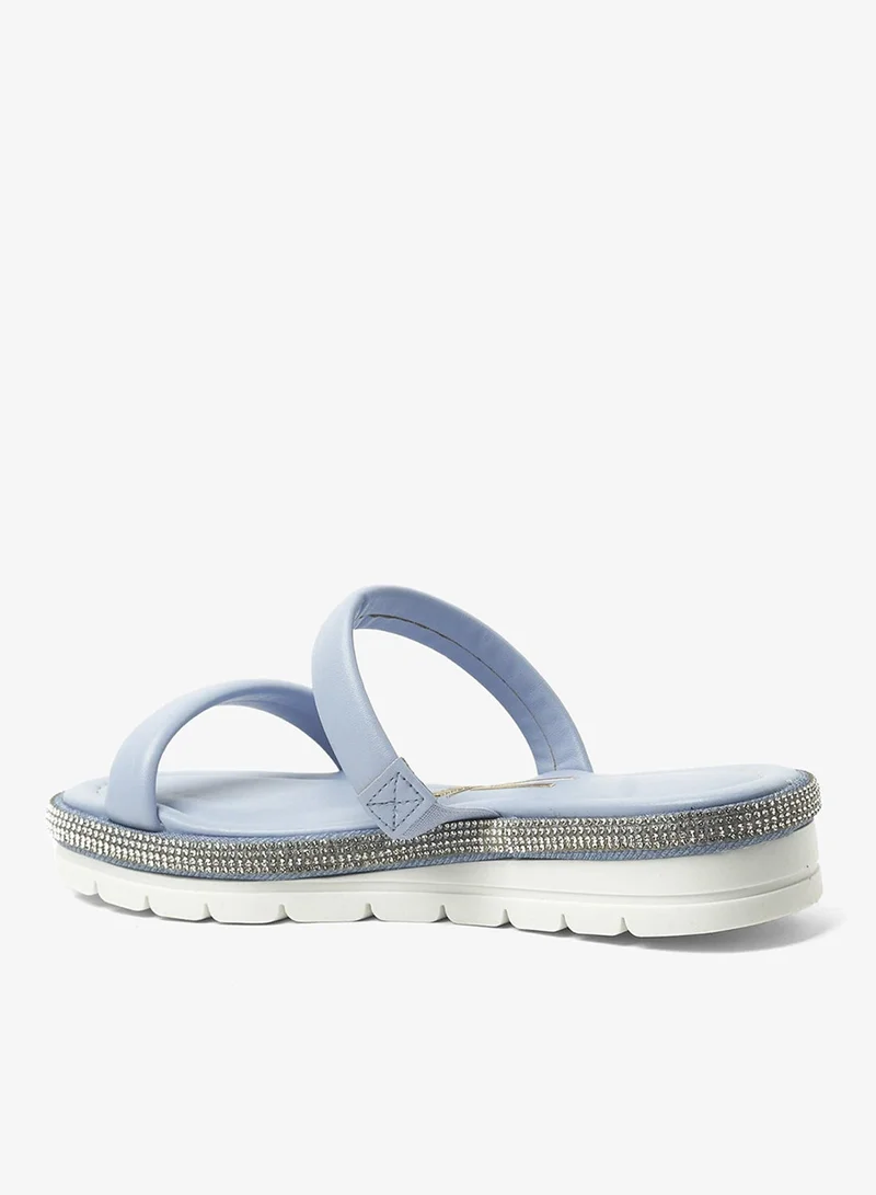 VIZZANO Jeans Women’s Slip-On Sandals – Comfortable Casual Footwear for Girls & Women for Women | Best Price UAE