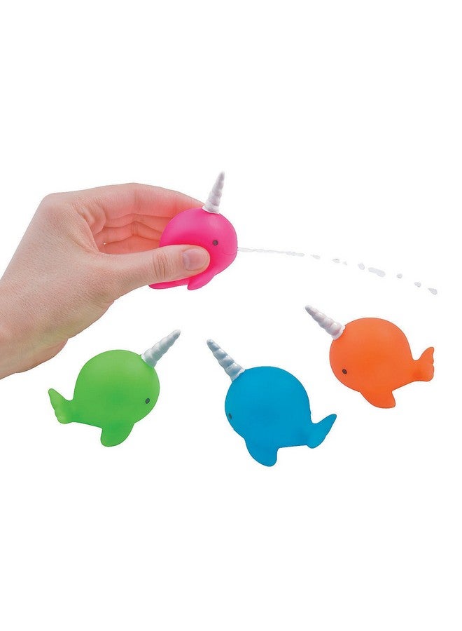 Fun Express NEON NARWHAL Squirts - Toys - 12 Pieces