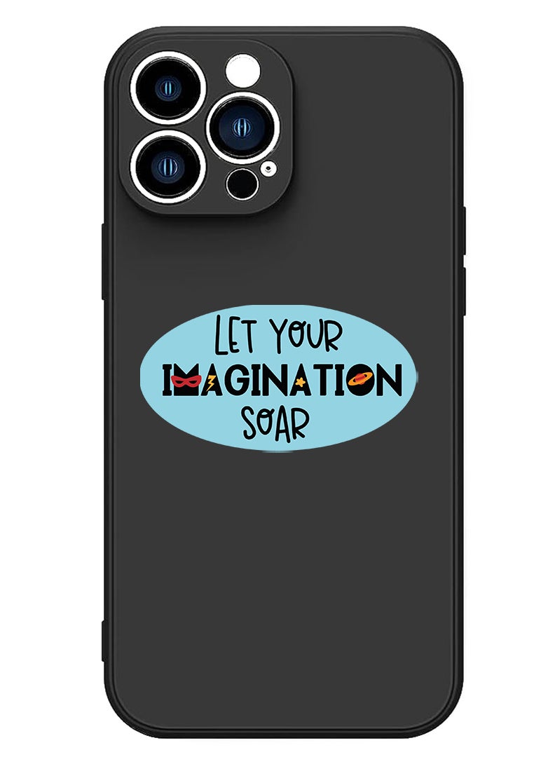 Theodor Protective Slim Fit Case Liquid Silicone Cover with Full Body Protection Anti-Scratch Shockproof Case For iPhone 14 Pro Max Black  - lets be adventurers - Image 1