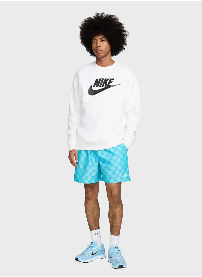 Nike Club Flow Checkers Shorts