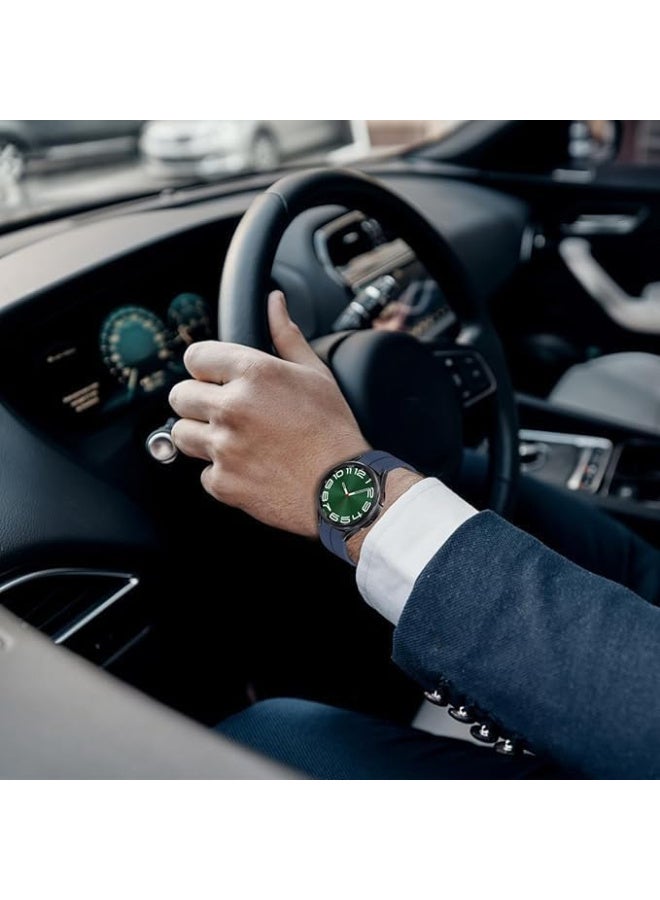 Magnetic Band for Watch 6 Classic 47mm 43mm/5 Pro 45mm/Watch 7 FE 6 5 4 44mm 40mm/4 Classic 46mm 42mm,Silicone Strap for Watch 5 Pro 45mm,No Gap Buckle - Image 3