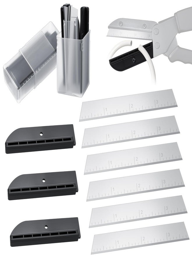 Feekoon 6 Pcs 3-7/8 Replacement Blades & 3 Anvils, Cutting Tool Compatible with Craftsman 401/37251/37301/40178, Compatible with Ronan 401 - Image 1