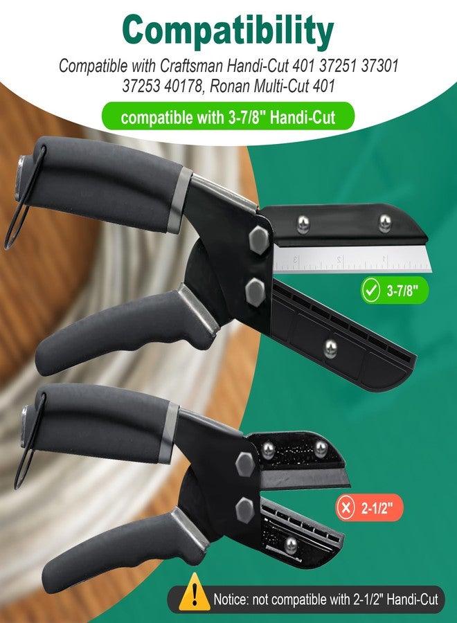 Feekoon 6 Pcs 3-7/8 Replacement Blades & 3 Anvils, Cutting Tool Compatible with Craftsman 401/37251/37301/40178, Compatible with Ronan 401 - Image 2