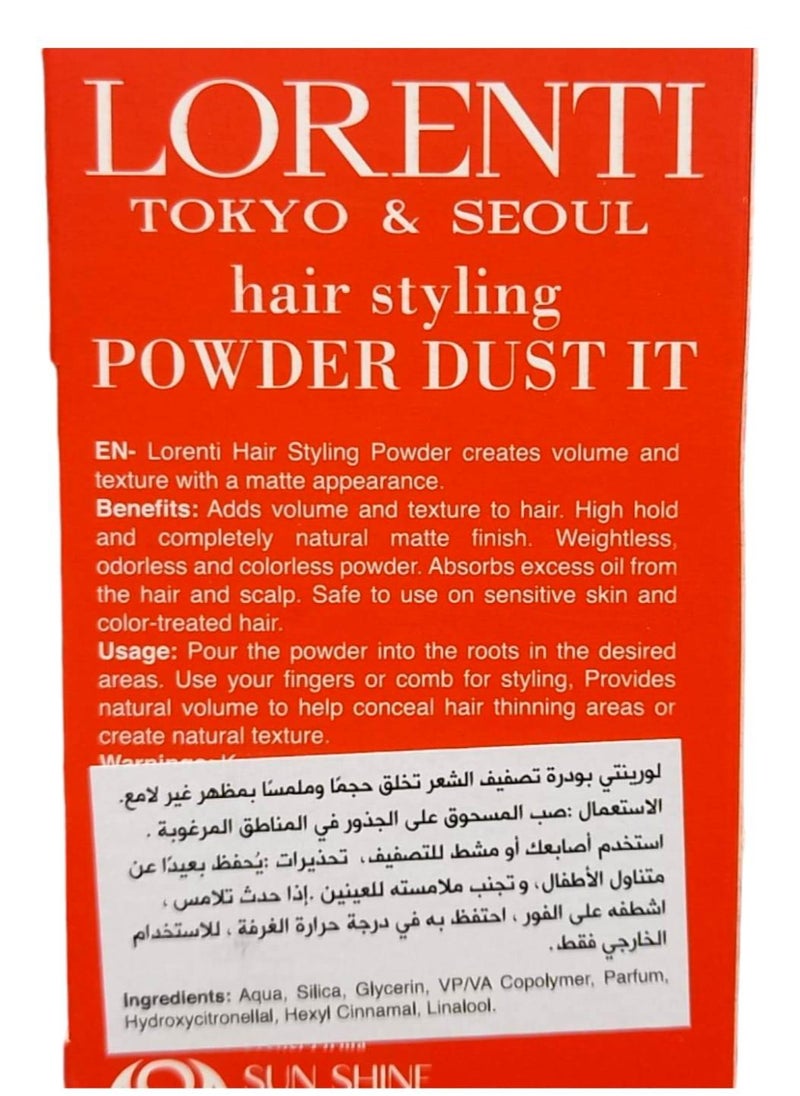 LORENTI - Styling Powder Creates Volume And Texture With A Matte Look 20g - Image 1