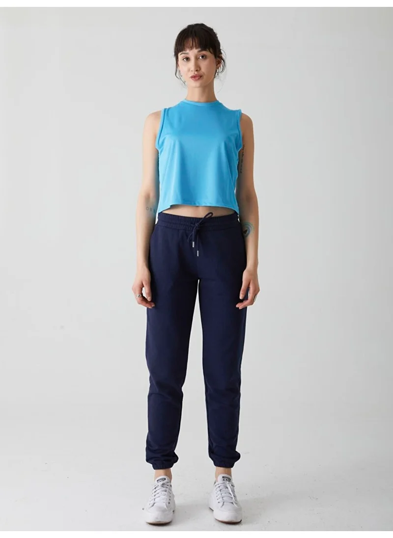 إل تي بي Women's Crew Neck Blue Undershirt