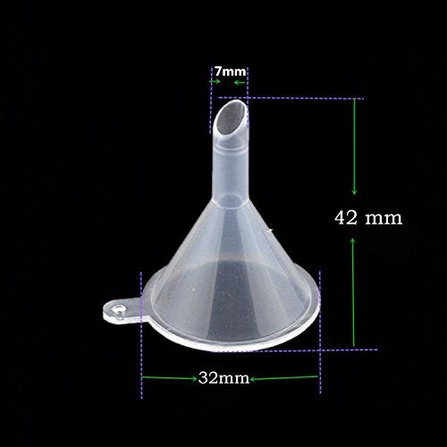 DIY Crafts Pack Of 15 Mini Funnel Mini Funnels Mini Funnels PP for Lab Bottle Chemical Liquid Essential Oils O Pack Of 15 Mini Funnel Mini Funnels - Image 2