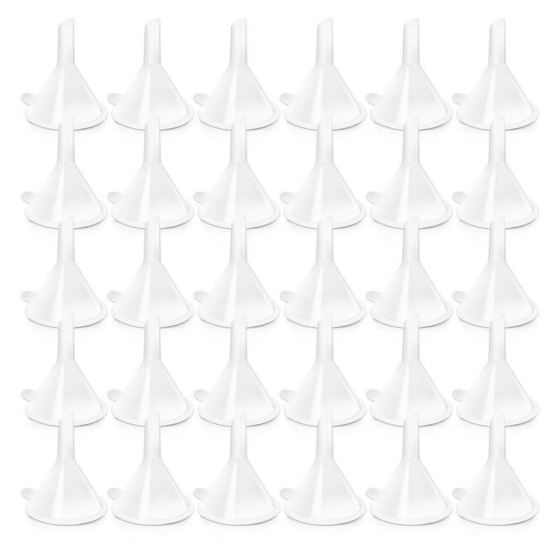 DIY Crafts Pack Of 15 Mini Funnel Mini Funnels Mini Funnels PP for Lab Bottle Chemical Liquid Essential Oils O Pack Of 15 Mini Funnel Mini Funnels - Image 1