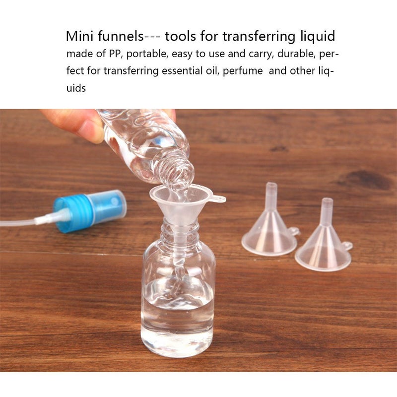 DIY Crafts Pack Of 15 Mini Funnel Mini Funnels Mini Funnels PP for Lab Bottle Chemical Liquid Essential Oils O Pack Of 15 Mini Funnel Mini Funnels - Image 4