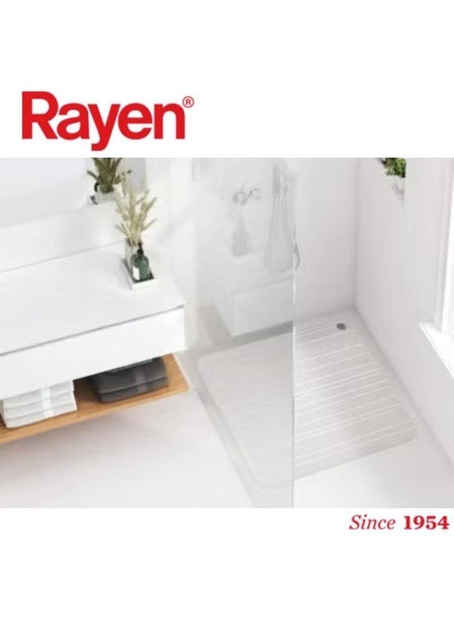 ريان بساط حمّام مضاد للانزلاق من Rayen – مطاط 100%، آمن للاستحمام، مقاس ‎50×50 سم – جودة إسبانية أصلية - Image 1