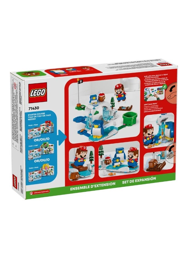 LEGO LEGO - Super Mario Penguin Family Snow Adventure Expansion Set 228 Pieces - 71430  - Image 4