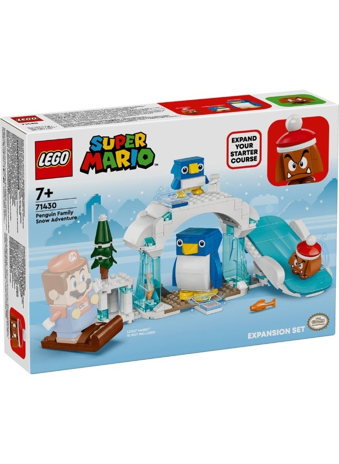 LEGO LEGO - Super Mario Penguin Family Snow Adventure Expansion Set 228 Pieces - 71430  - Image 1