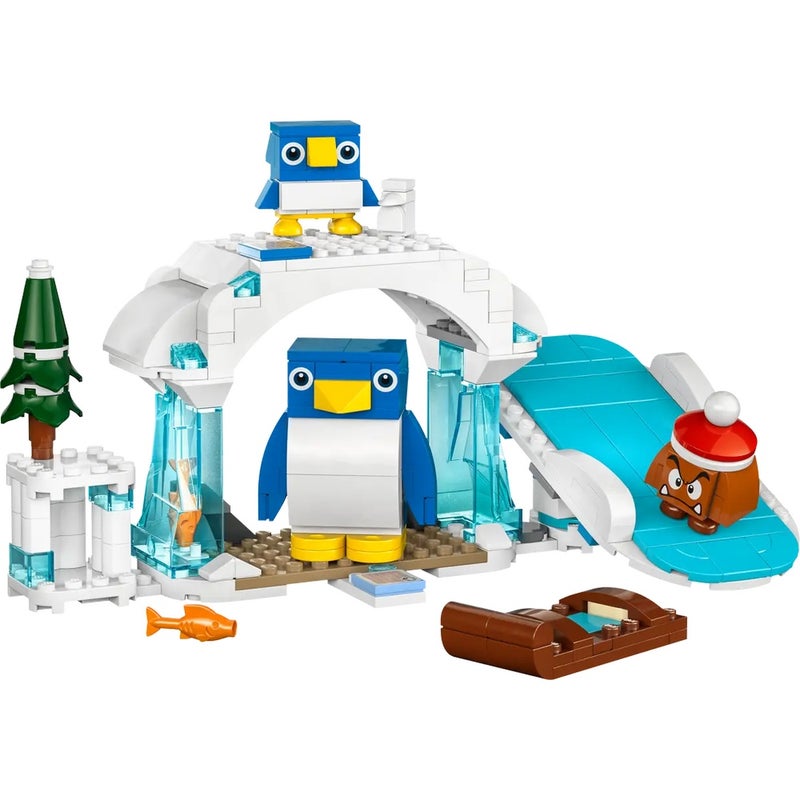 LEGO - Super Mario Penguin Family Snow Adventure Expansion Set 228 Pieces - 71430 - Image 2