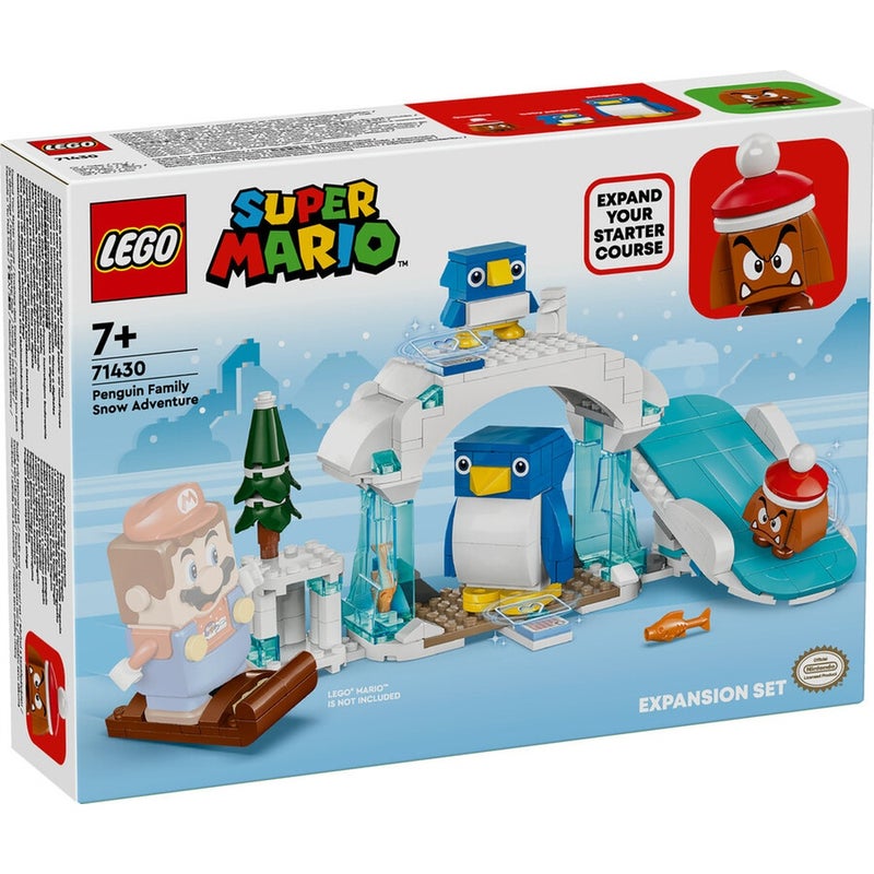 LEGO - Super Mario Penguin Family Snow Adventure Expansion Set 228 Pieces - 71430 - Image 1