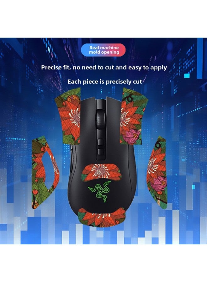 Applicable Viper Mouse Anti-slip Stickers Purgatory Viper V2PRO Full Set With Back Stickers Lizard Skin Sweat-proof Wholesale-Color:Viper V2PRO-SY-040 Team Print/Black Diamond-all Inclusive  - Image 3