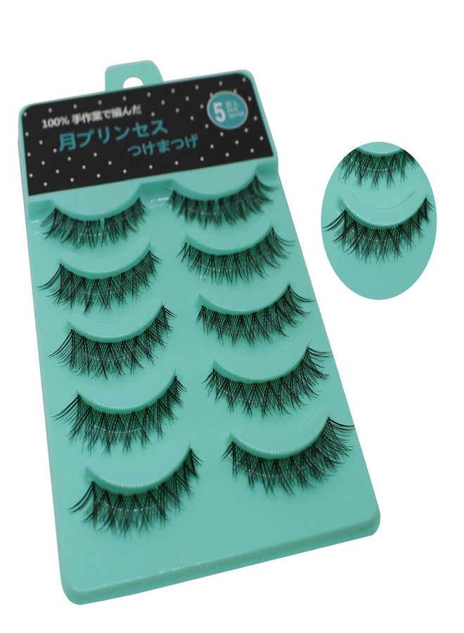 Bodermincer 10 Pair 3D Short eyelashes Crisscross Short False Eyelashes Lashes Nature Looking Fake Eyelashes Set (L-12 * 2 Packs) - Image 3