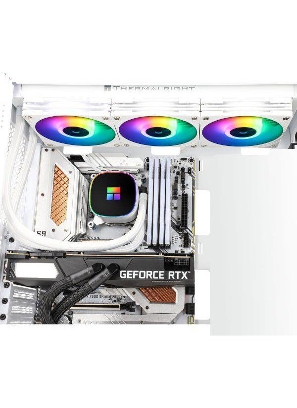 Thermalright مبرد سائل معالج متوافق مع إنتل-أي إم دي فروزن هوريزون 360 ARGB 360 مم أبيض  - Image 3