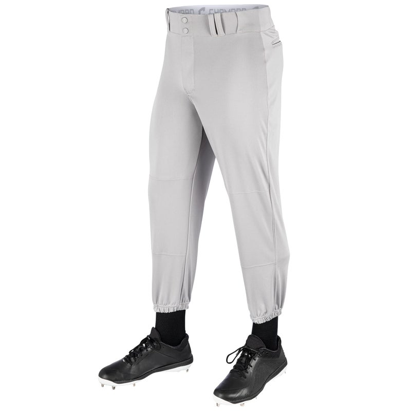 CHAMPRO boys Youth Triple Crown Classic Baseball Pant Grey Large