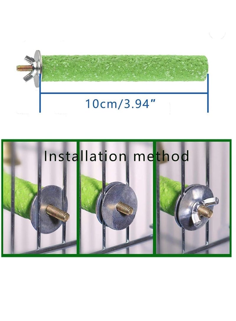 SYOSI Bird Perch Stand Bird Rope Perch Bird Toys 3 Pcs for Parakeets Cockatiels Conures Macaws Lovebirds Finches - Image 4